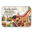 Flexible Cutting Board .045 clear plastic, rectangle (7.625" x 11") Sub-Surface full color imprint